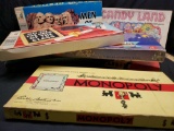 Vintage Games Monopoly. Mr. Ree. Go to the head of the class. Parcheesi and Candy Land