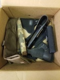 Box of Felt Pistol Holsters 7 Units