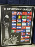 United Nations Fight For Freedom 1942 Print