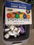 Bin Full of New Used Light Bulbs