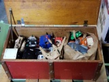 Wood Toy Box Full of Toys