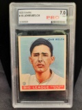 1933 Goudey #93 John Welch Graded 7 NM Pro Baseball Card