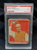 1933 Goudey Red PSA #1 Benny Bengough VG+3.5