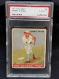 1933 Goudey Red PSA #6 Jimmy Dikes Good 2