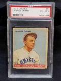 1933 Goudey Red PSA #51 Charlie Grimm VG EX4