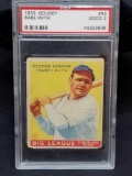 1933 Goudey Red PSA #53 Babe Ruth Good 2