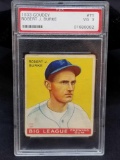 1933 Goudey Red PSA #71 Robert Burke VG3