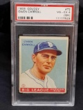 1933 Goudey Red PSA #72 Owen Carroll VG EX4 MK