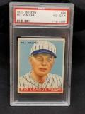 1933 Goudey Red PSA #94 Bill Walker VG EX4