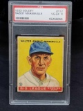 1933 Goudey Red PSA #117 Rabbit Maranville VG EX4