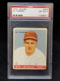 1933 Goudey Red PSA #169 Al Thomas VG EX4