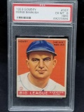 1933 Goudey Red PSA #187 Heinie Manush EX MT6 MK