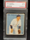 1933 Goudey Red PSA #237 Gus Mancuso VG3