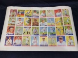 Reprint Uncut Sheet Goudey Sports Cards