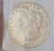 Morgan silver dollar 1896 o slabed beauty rare date au/bu slider stunner original