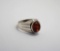 6.14g Womens Size 9 Brown Gem Stone Sterling Silver 925 Jewelry Ring