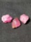 23.50 Ct. Rough Natural Ruby Uncut 3 Gemstones