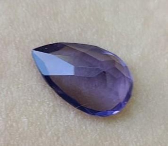 3.37ct Teardrop Cut Dazzling Amethyst Gem Stone