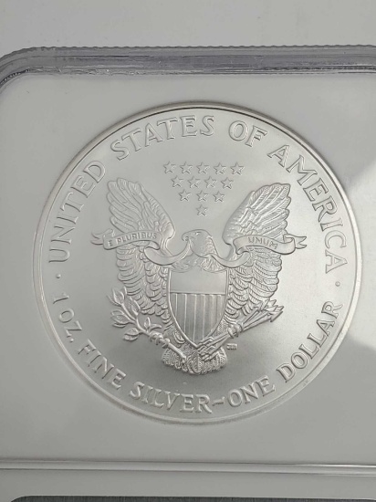 American Silver EAGL 07' NGC Certified MS 69 Frosty White Troy OZ