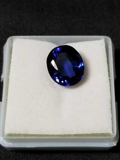 6.40 Ct. Natural Blue Sapphire Oval Beauty GGL Certified