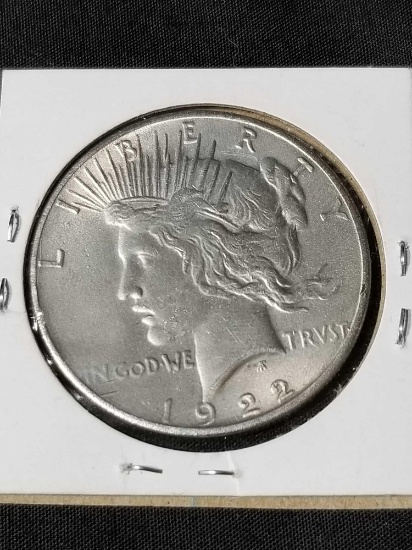 1922 Peace Dollar Double Heads Trick Coin