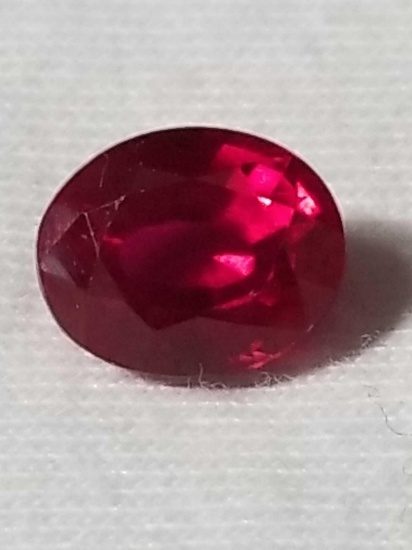 5.35 Ct. Natural Ruby Gemstone Deep Red Mozambique W/ Cert