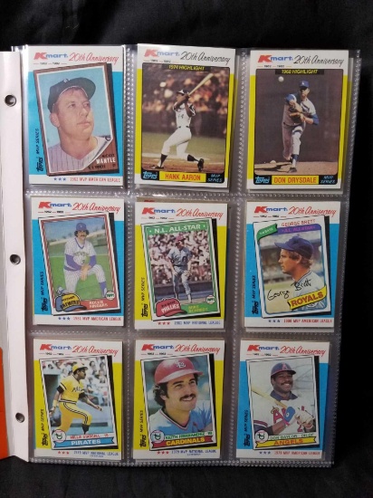 1980s K Mart Superstars Anniversary Memorable Moments Baseball Cards