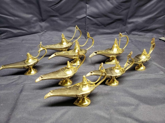 Brass Decorative Genie Lanterns. 2 designs.