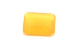 3.27ct Orange Yellow Sunburst Gem Stone, Rectangle Cut