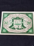 1920 Austria 20 Gutichein Heller Paper Note