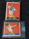 1961 Jack Kemp 1949 Jim Youel Football Cards