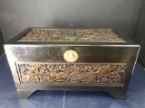 Antique Chinese George Zee Carved Trunk