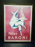 Pates Baroni Very Large framed art. Looks to be signed