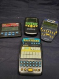 Vintage Handheld Poker and Solitaire games