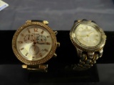 2 watches AKRIBDS XXIV. Band and face tarnished. Citzen 520041