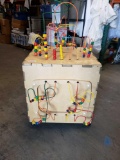 Large wooden child puzzle box
