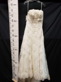 The Couture Collection Ivory Beautiful Lace and Beaded Wedding dress.