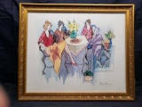 Tarkay Itzchak Blissful Moments Framed Seriolithograph.