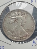 Walking liberty half 1945 AU+++ nice better Grade beauty 90% silver