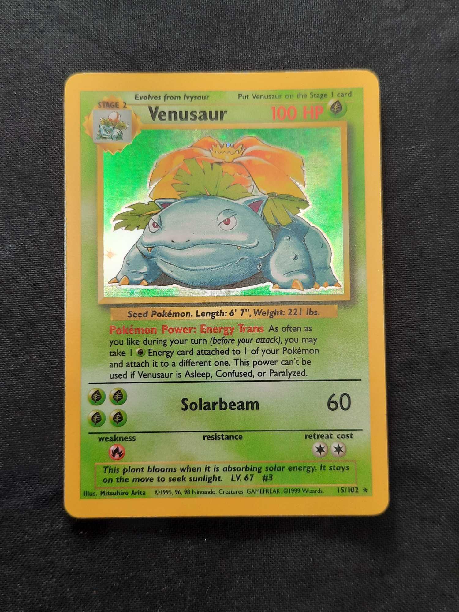 Charizard Blastoise Venusaur Pokemon Card Lot 3 | Proxibid