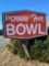 Poway fun bowl billiards Street sign 8ft wide 64in high