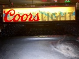 Coors Billiard table light 51in long 13in wide