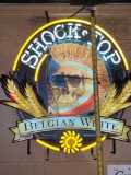 Shock top neon sign 26in tall