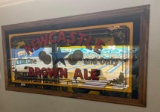 Newcastle beer mirror 65in long
