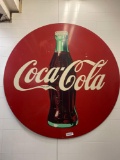 Coca-Cola metal sign 45in wide