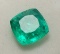 Green Emerald 9.1ct cushion cut 13.01mm