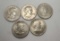 1979 Susan B Anthony dollars 5 coins