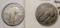 1929 standing liberty quarter dollar 2 coins