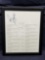 American Airlines Golf Tour. Golf Listings Signed Framed