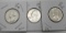 Washington silver quarter lot of 3 gem bu Frosty whites from original rolls